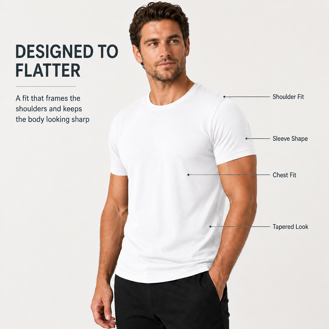 Men’s Short Sleeve Crew Neck T-Shirts