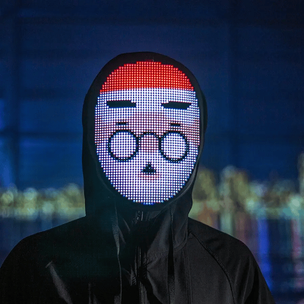 FACE TRANSFORMING LED MASK - APP CONTROLLED - RECHARGEABLE