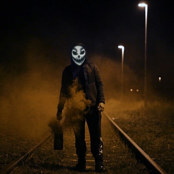 FACE TRANSFORMING LED MASK - APP CONTROLLED - RECHARGEABLE