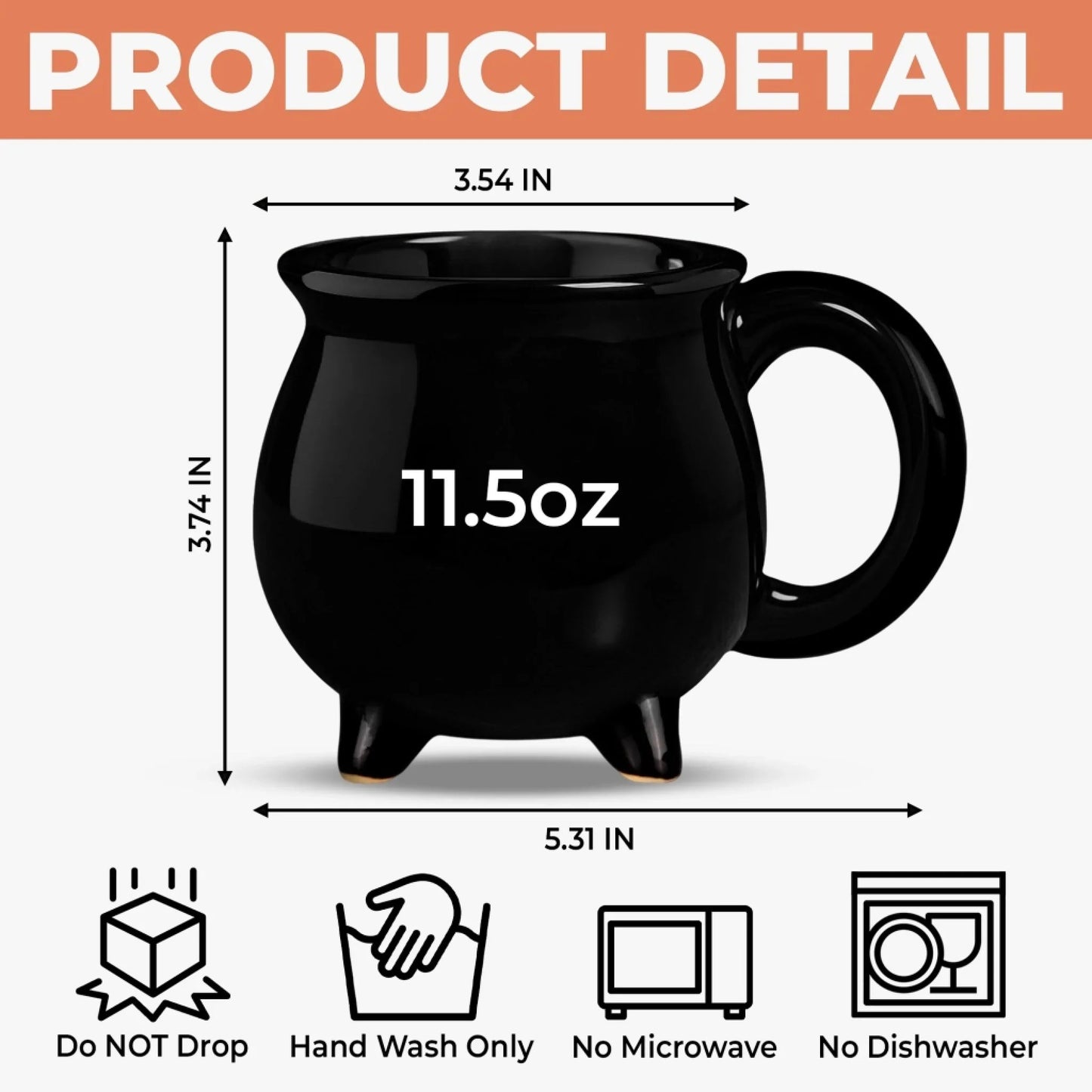 Custom Witch Cauldron Coffee Mug - Witching You A Wicked Brew