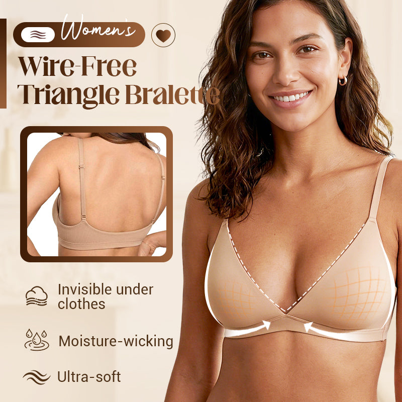 Women's Wire-Free Triangle Bralette