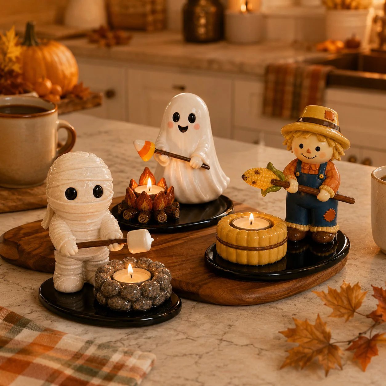 Halloween Campfire Tealight Holder