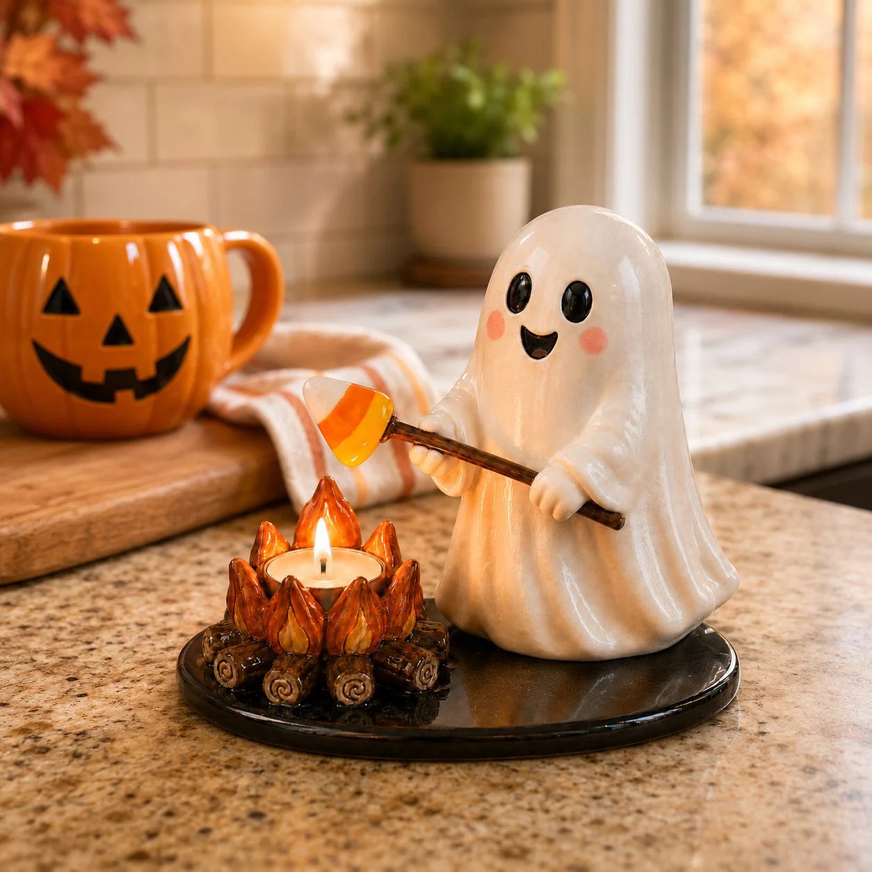 Halloween Campfire Tealight Holder