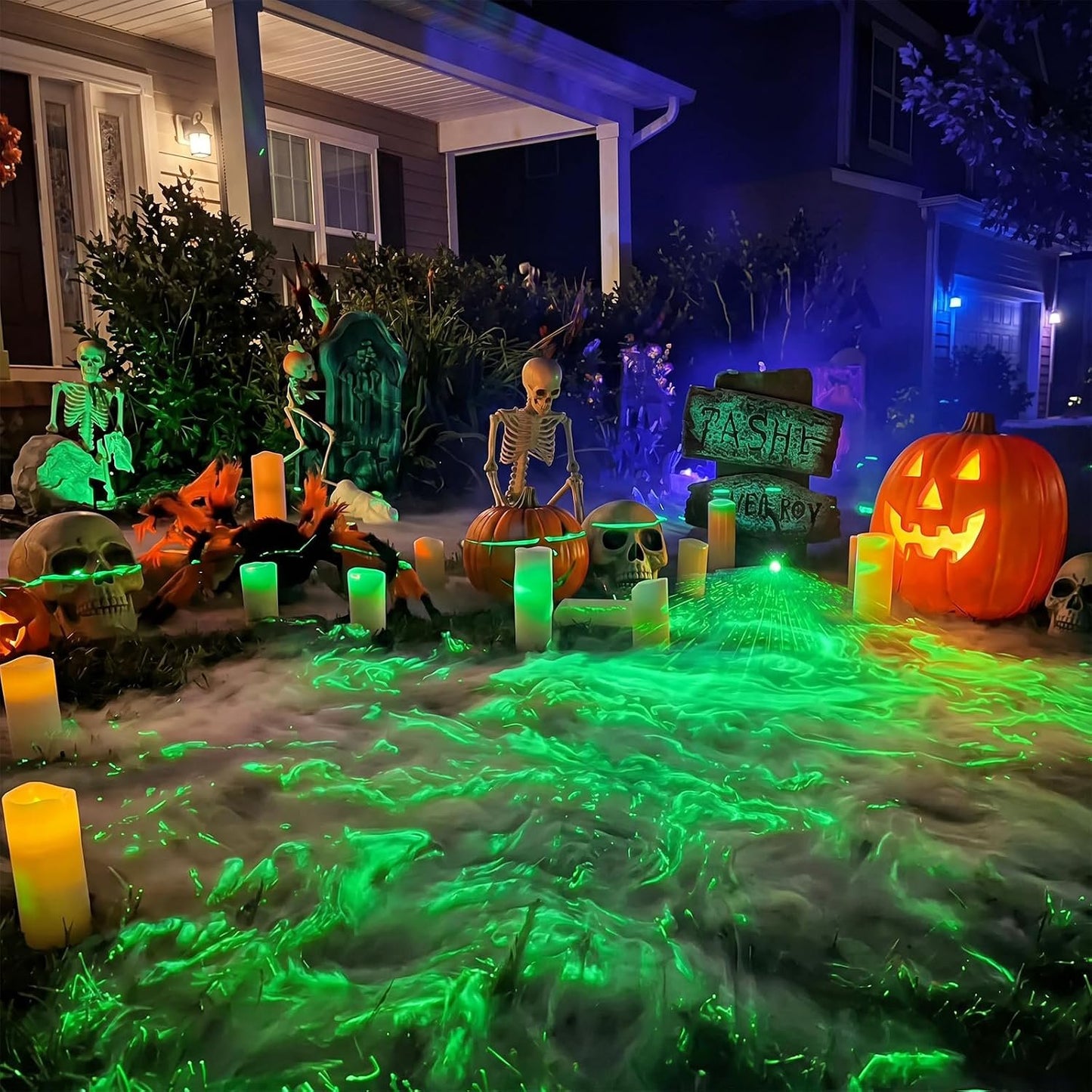 Green Swamp Module _ Vertical Laser Projector for Halloween