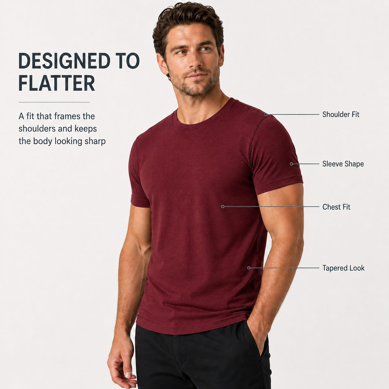 Men’s Short Sleeve Crew Neck T-Shirts