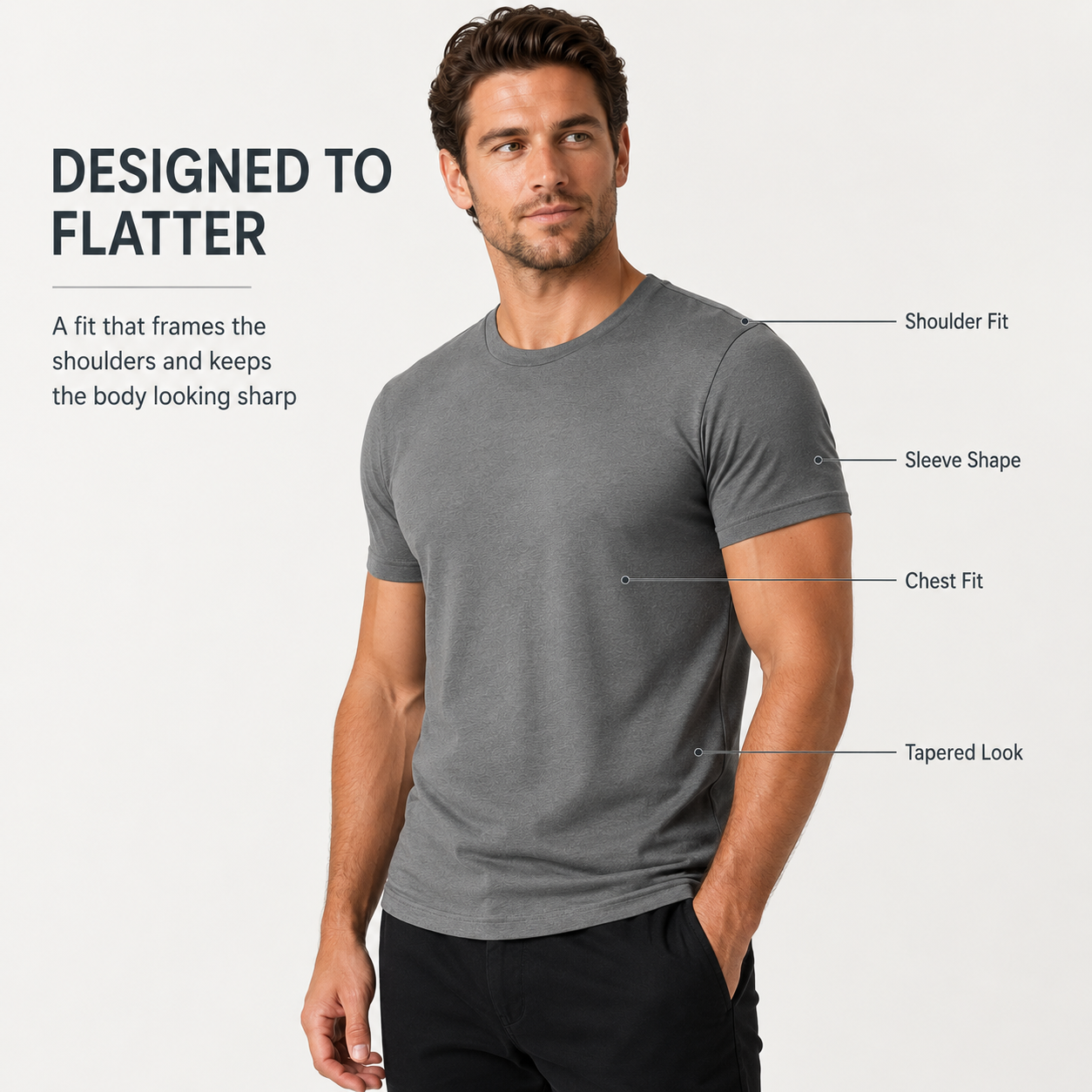 Men’s Short Sleeve Crew Neck T-Shirts