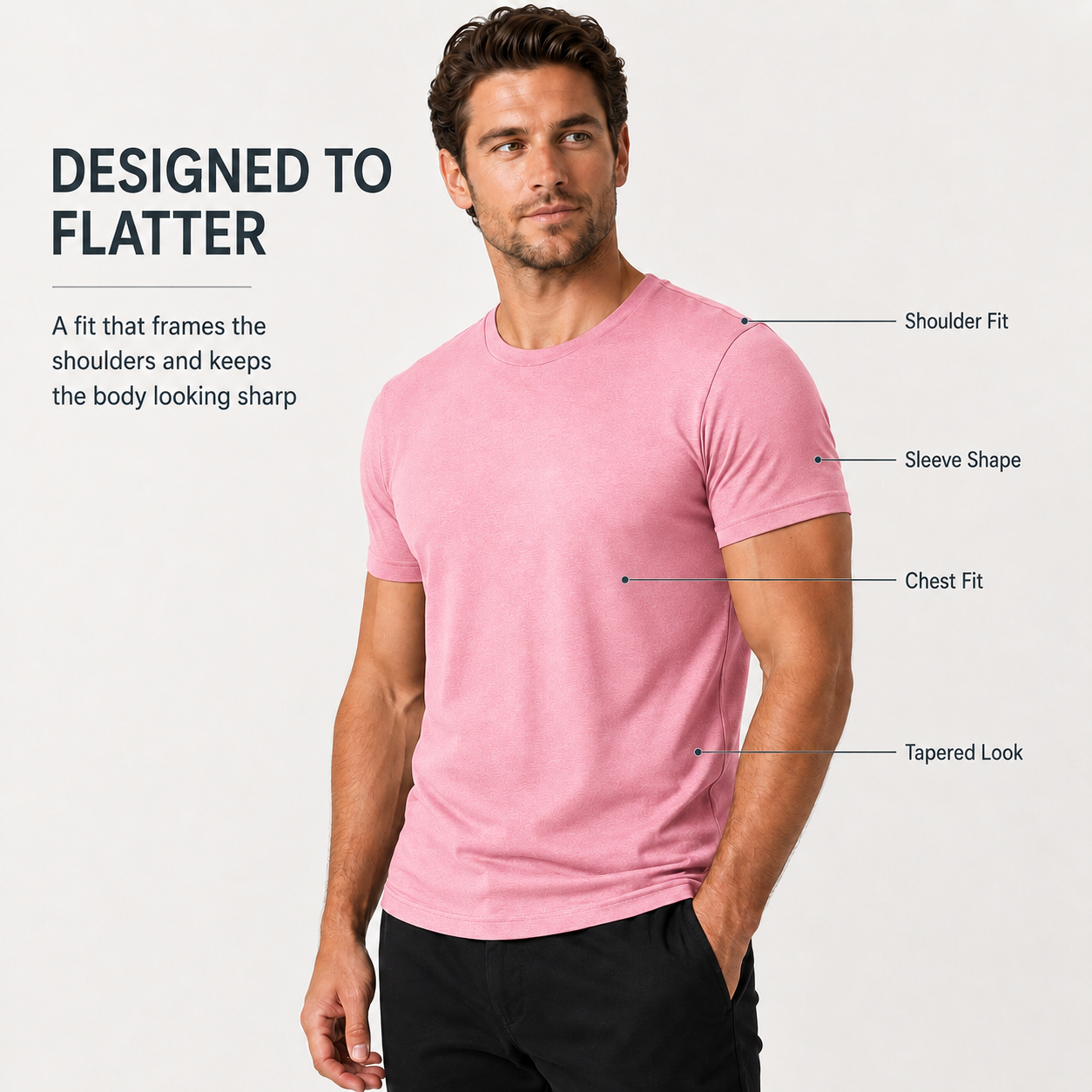 Men’s Short Sleeve Crew Neck T-Shirts