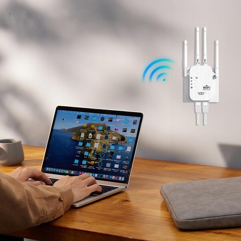 1200Mbps WiFi Extender – Covers 10,000 sq