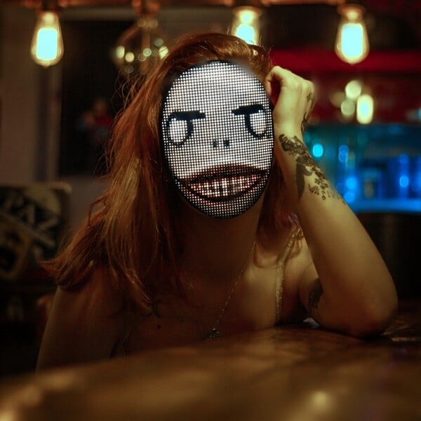FACE TRANSFORMING LED MASK - APP CONTROLLED - RECHARGEABLE
