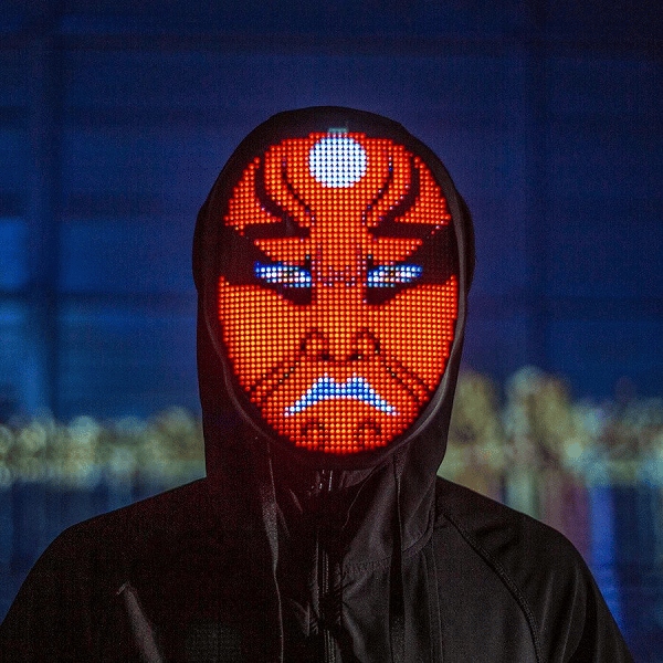 FACE TRANSFORMING LED MASK - APP CONTROLLED - RECHARGEABLE
