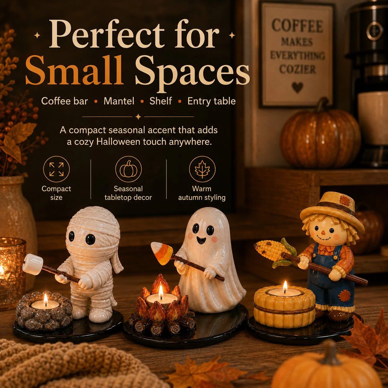 Halloween Campfire Tealight Holder