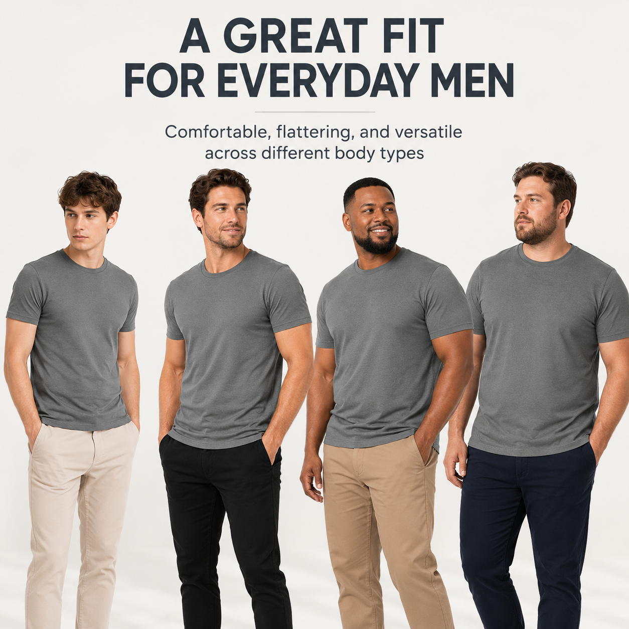 Men’s Short Sleeve Crew Neck T-Shirts