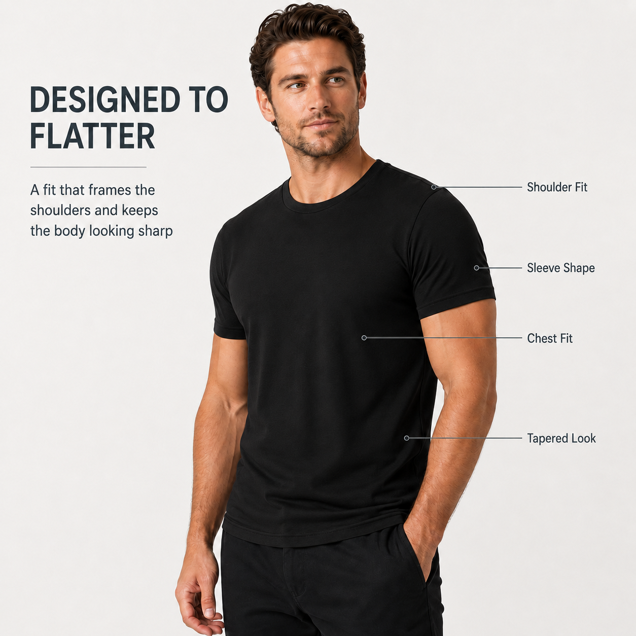 Men’s Short Sleeve Crew Neck T-Shirts