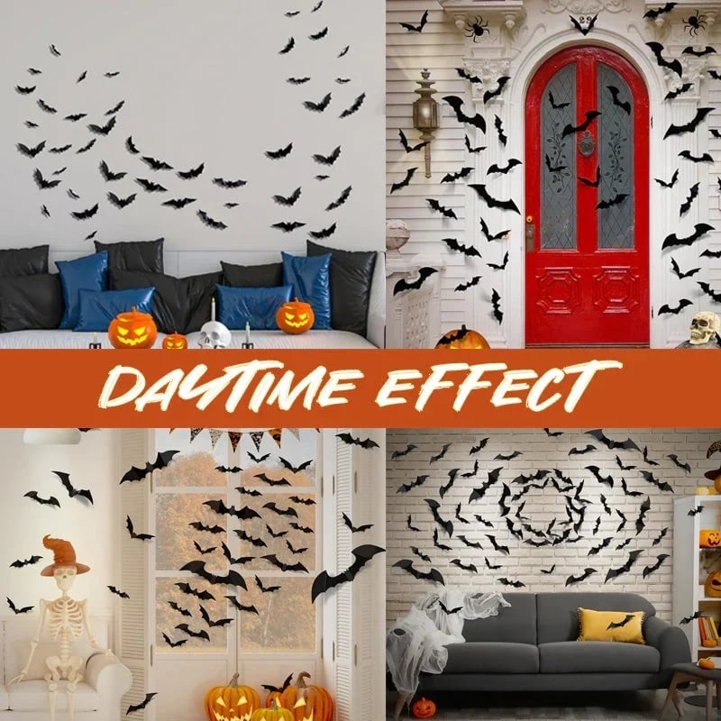 2026 Hot Sale 3D LED Bat Wall Decorations