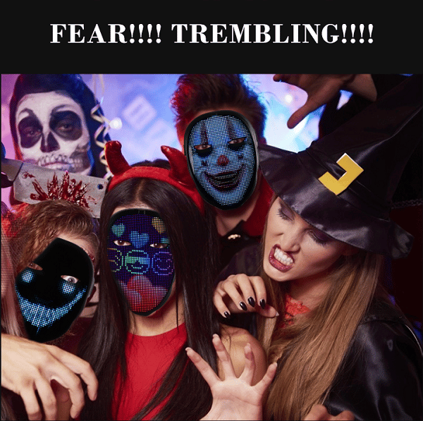 FACE TRANSFORMING LED MASK - APP CONTROLLED - RECHARGEABLE