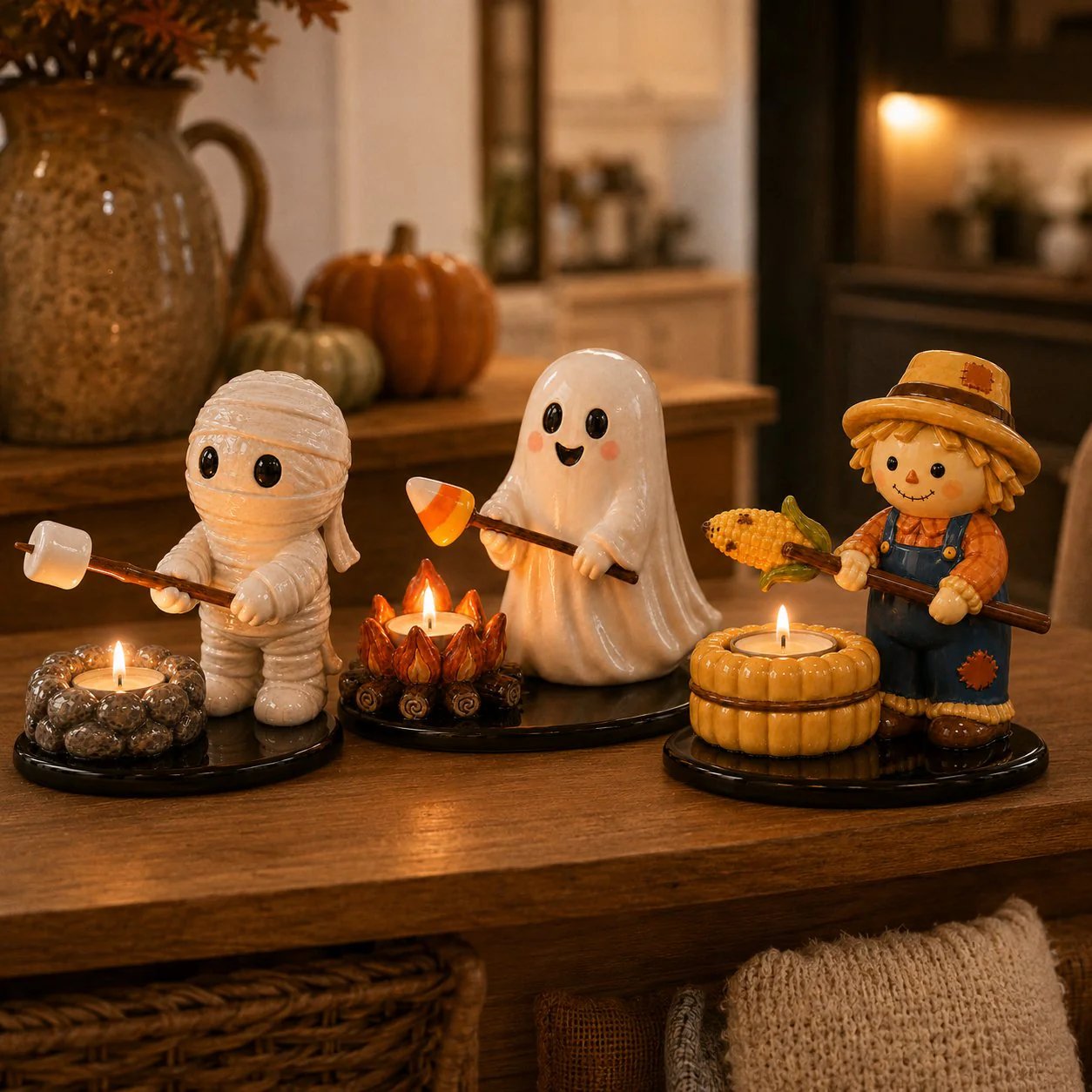 Halloween Campfire Tealight Holder