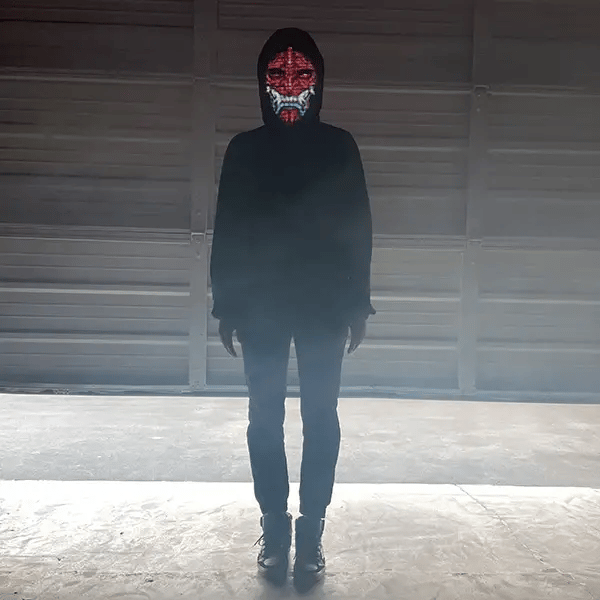 FACE TRANSFORMING LED MASK - APP CONTROLLED - RECHARGEABLE
