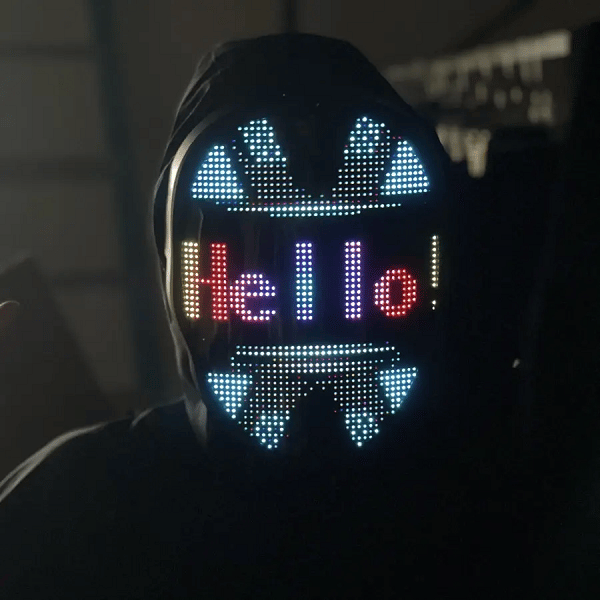 FACE TRANSFORMING LED MASK - APP CONTROLLED - RECHARGEABLE
