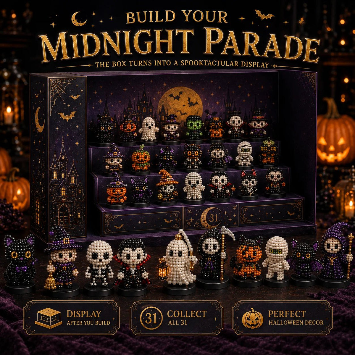 Hollowmoon 31-Night Jewel-Bead Countdown Calendar