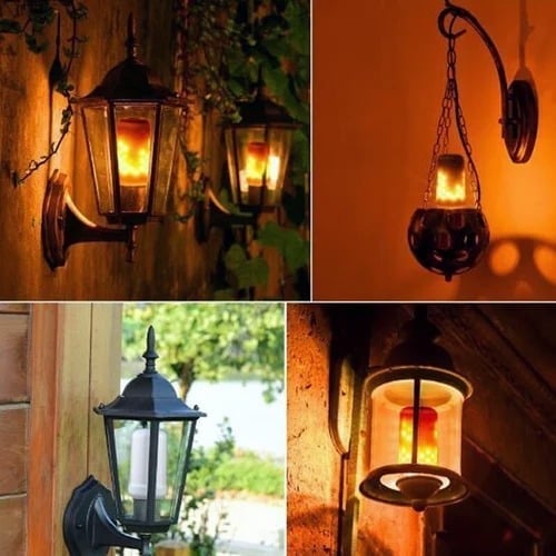 LED Flame Light Bulb With Gravity Sensing Effect