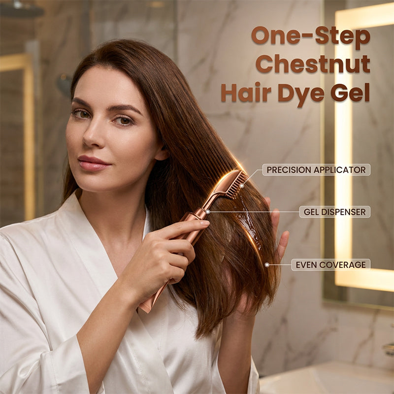 Single-Agent Hair Dye Gel with Comb