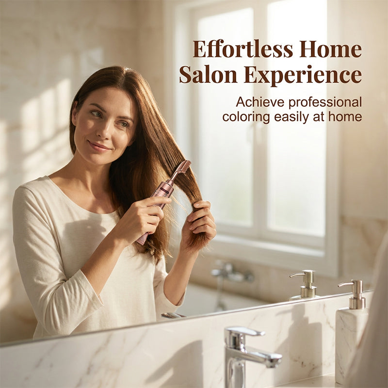 Single-Agent Hair Dye Gel with Comb