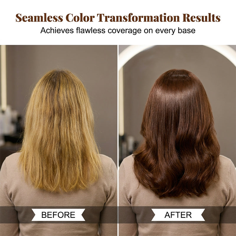 Single-Agent Hair Dye Gel with Comb