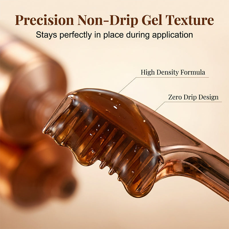 Single-Agent Hair Dye Gel with Comb